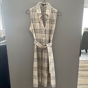 Burberry Plaid Sleeveless Dress